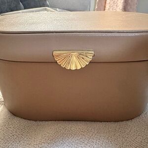 a new day Brown Jewelry Box with Gold Accent